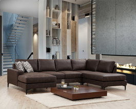 Atelier Del Sofa Porto Corner Marrón